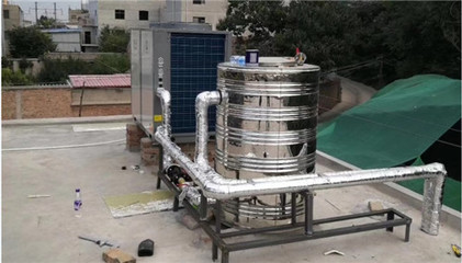 甘肅天水麥積區(qū)一酒店采用紐恩泰空氣源熱泵熱水,熱水效果獲用戶的認(rèn)可